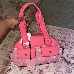 Juicy Couture Pink Pack it up Bowler bag